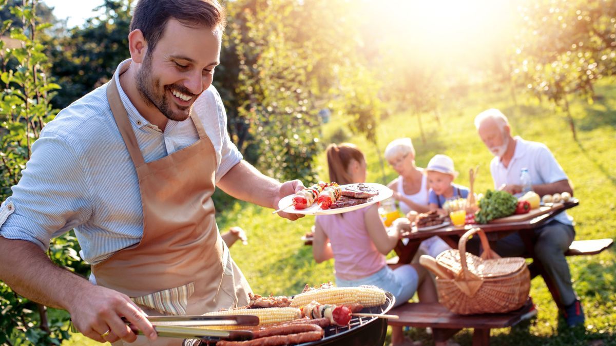 Grill-Party mit der ganzen Familie