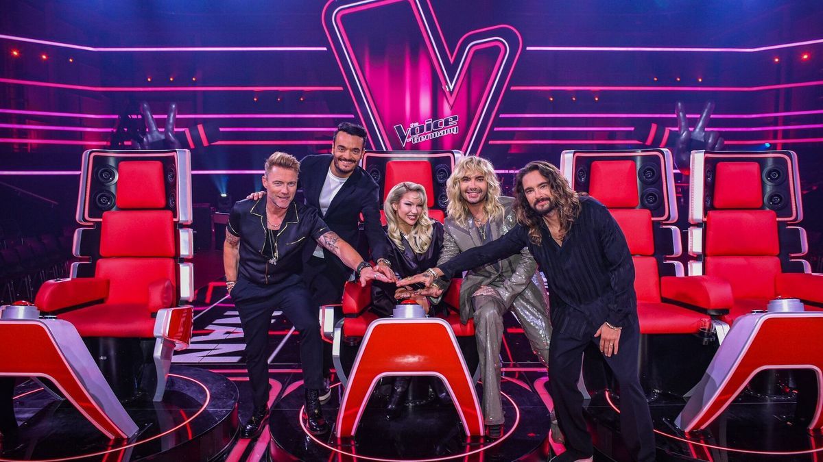 Die Coaches von "The Voice of Germany" 2023 am Buzzer