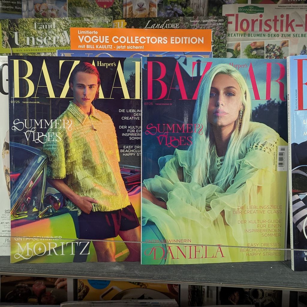 Die "Harper's Bazaar" ist da! Inklusive der Cover-Shots beider GNTM-Gewinner:innen