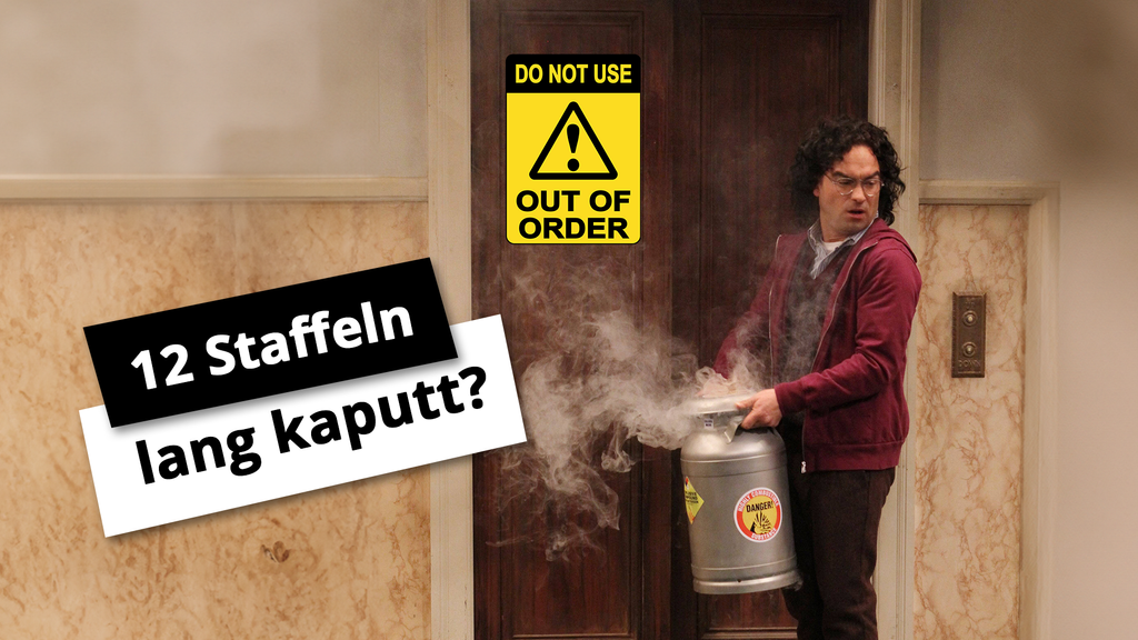 Darum ist der Fahrstuhl aus "The Big Bang Theory" seit Staffeln kaputt