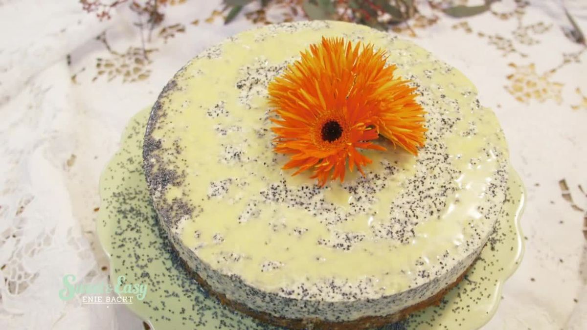 Mohn-Sahne-Eierlikör-Torte