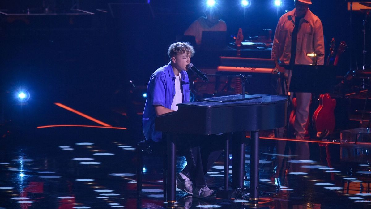 Fritz Speck bei den Teamfights von "The Voice" 2023