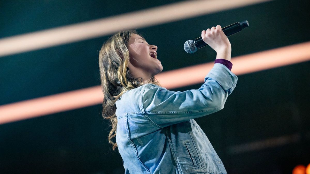 Talent Lilly in den Blind Auditions von "The Voice Kids" 2024.