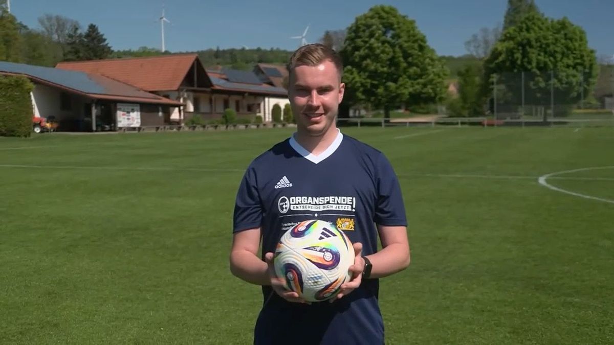 Nico Felleiter setzt sich für Organspende ein.