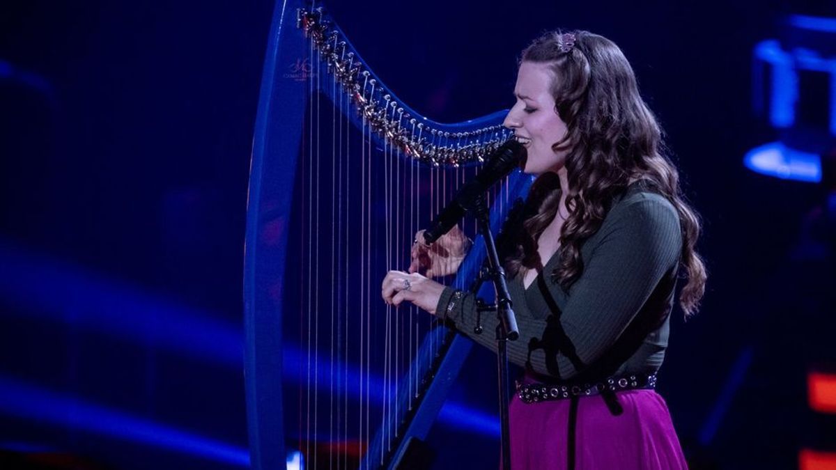 "No Time To Die" auf der Harfe: Alexandra Kwast verzaubert mit Billie-Eilish-Hit